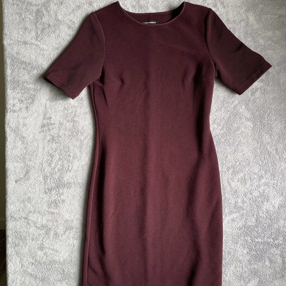 Mario Serrani Dresses & Skirts - Mario Serrani Dress Womens Extra Small Burgundy Mini Dress Pullover Italy Casual
